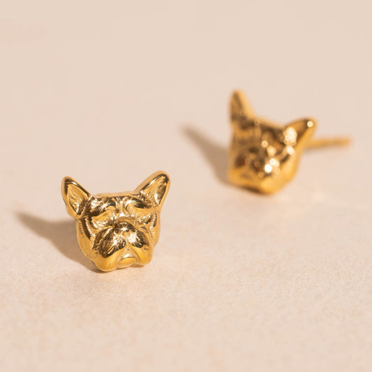 French Bulldog Stud Earrings