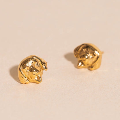 Golden Retriever Stud Earrings