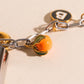 Oh Clem + Bowler Citrus Lip Gloss & Charm Key Chain (2 piece set)