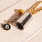 Oh Clem + Bowler Citrus Lip Gloss & Charm Key Chain (2 piece set)
