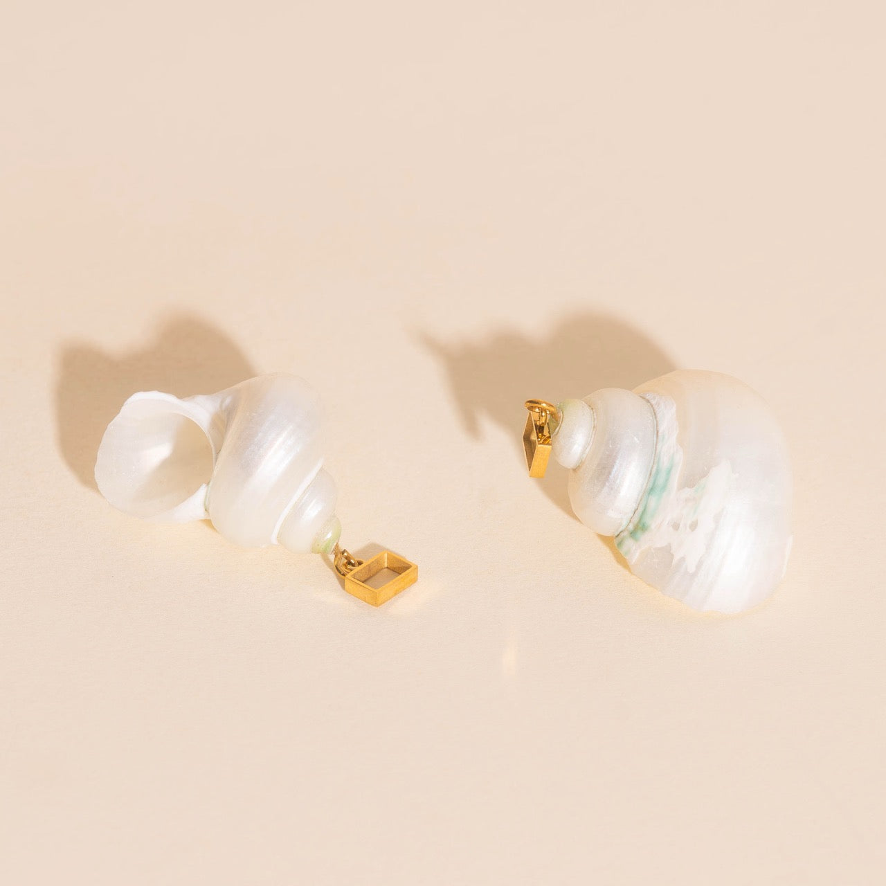 Jumbo Shell Super Chunky Huggie Hoop Charms