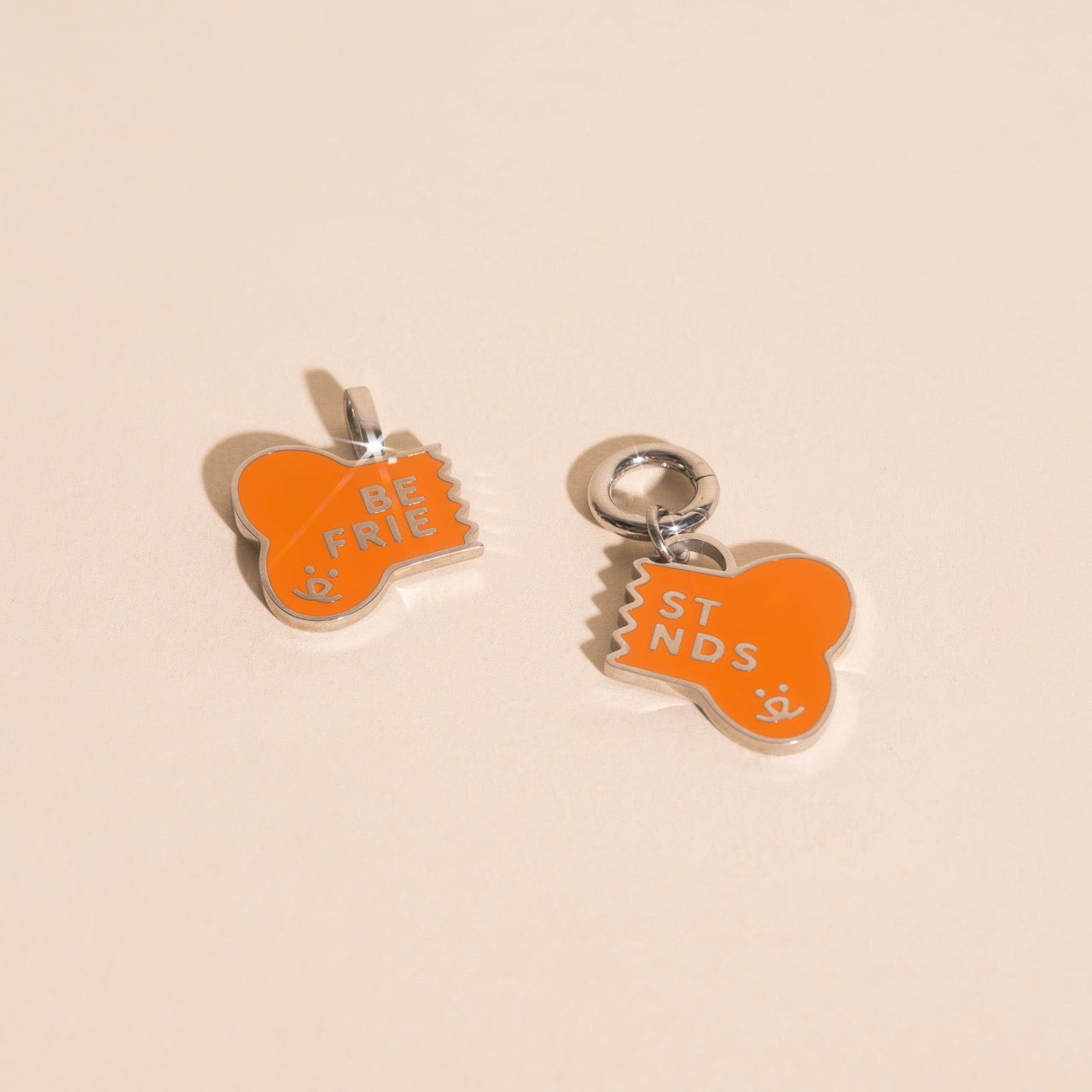BF Dog Collar Necklace Charm