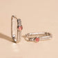 Rope Rectangle Huggie Hoop Earrings