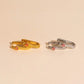 Rope Rectangle Huggie Hoop Earrings