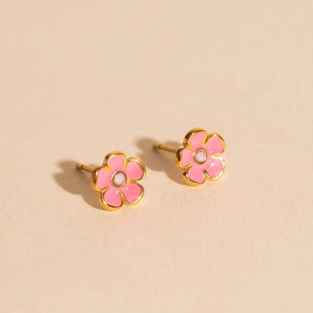 Retro Flower Stud Earrings