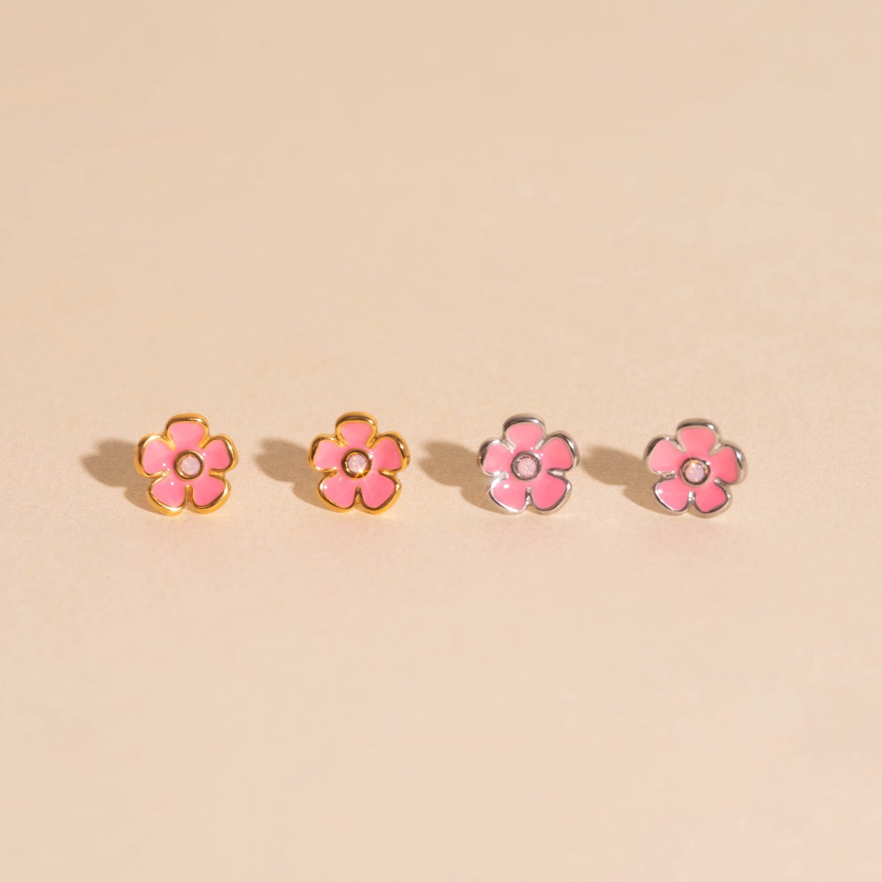 Retro Flower Stud Earrings