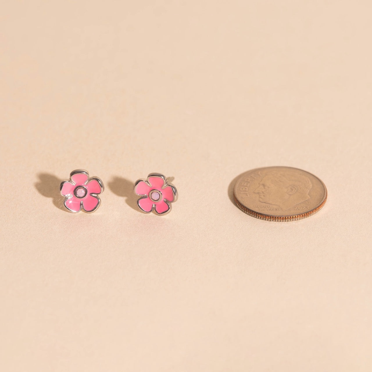 Retro Flower Stud Earrings