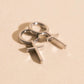 Cross Chunky Huggie Hoop Charms