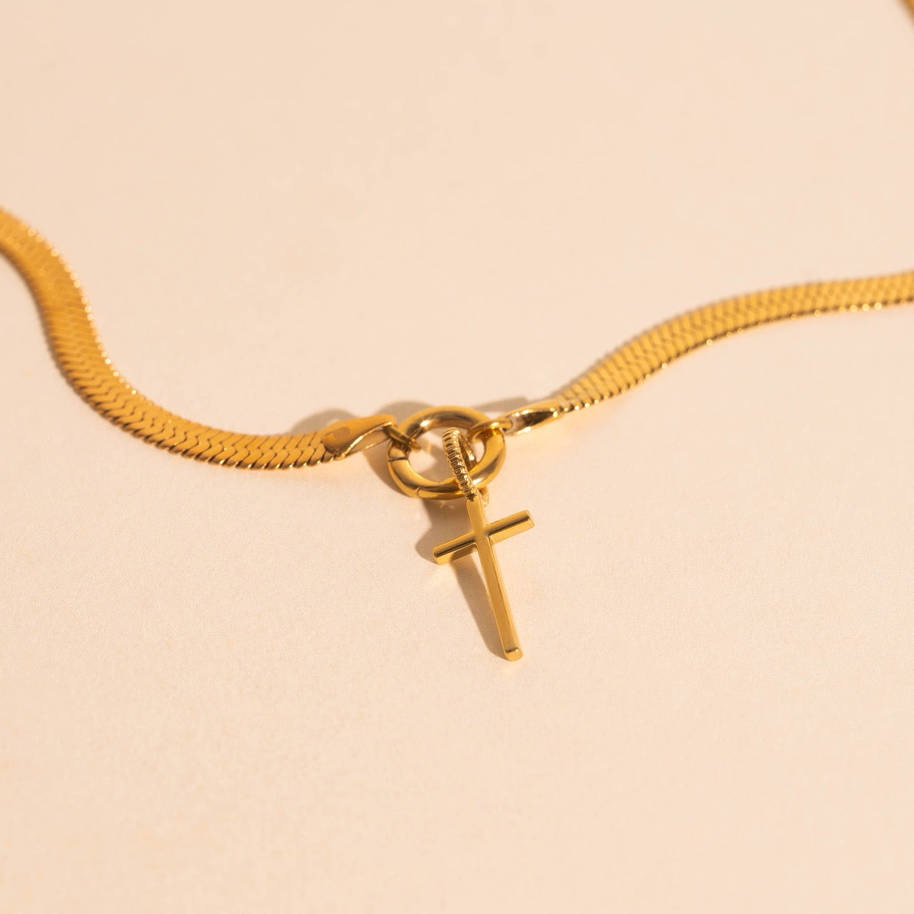 Cross Necklace Charm – Oh Clementine