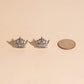 Crown Stud Earrings
