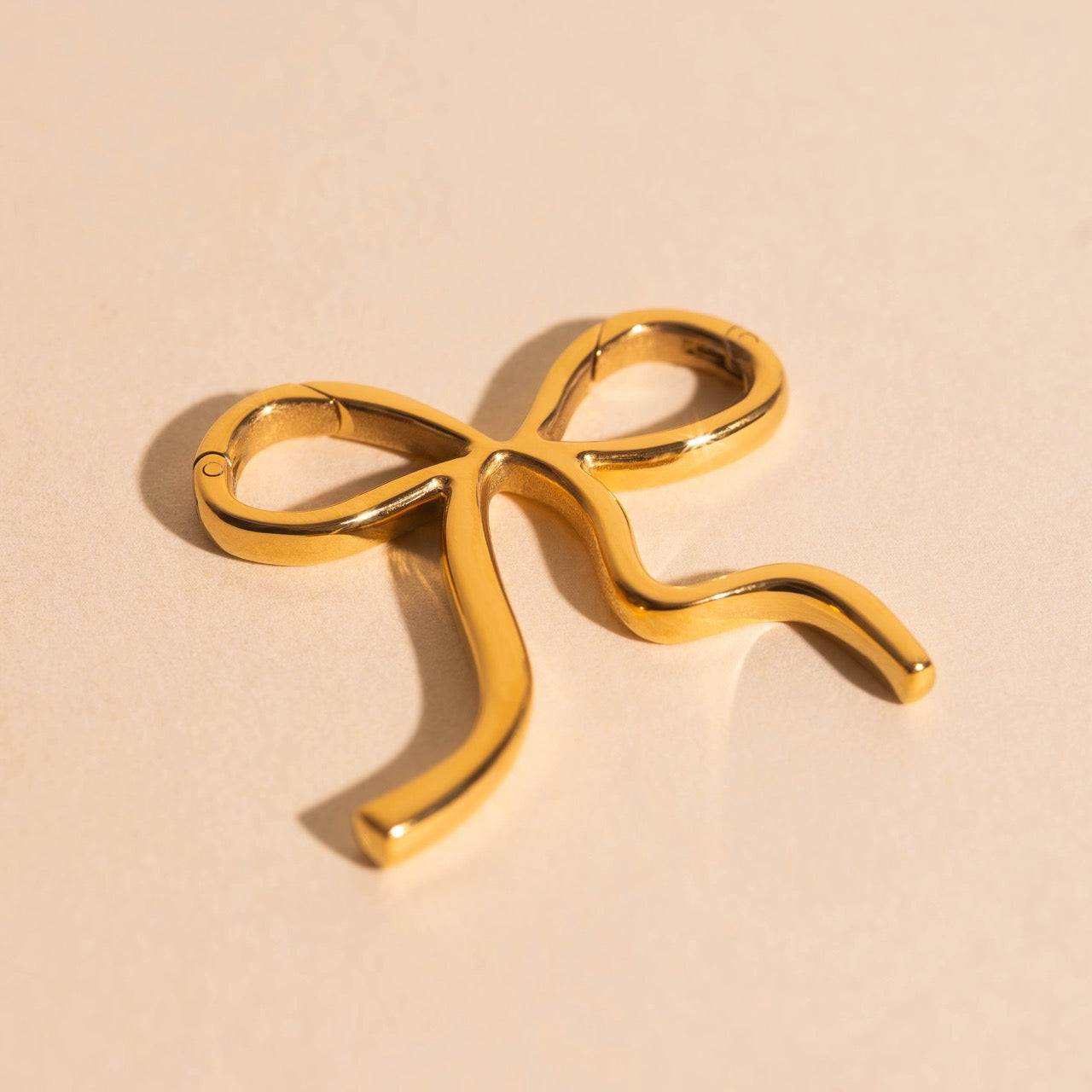 Bow Necklace Charm Clasp (27mm)