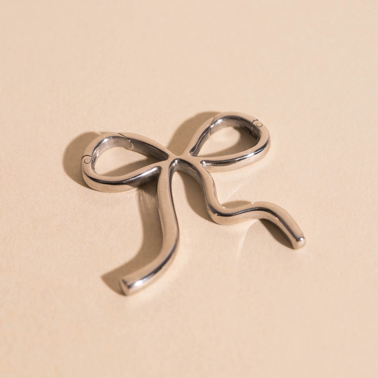 Bow Necklace Charm Clasp (27mm)