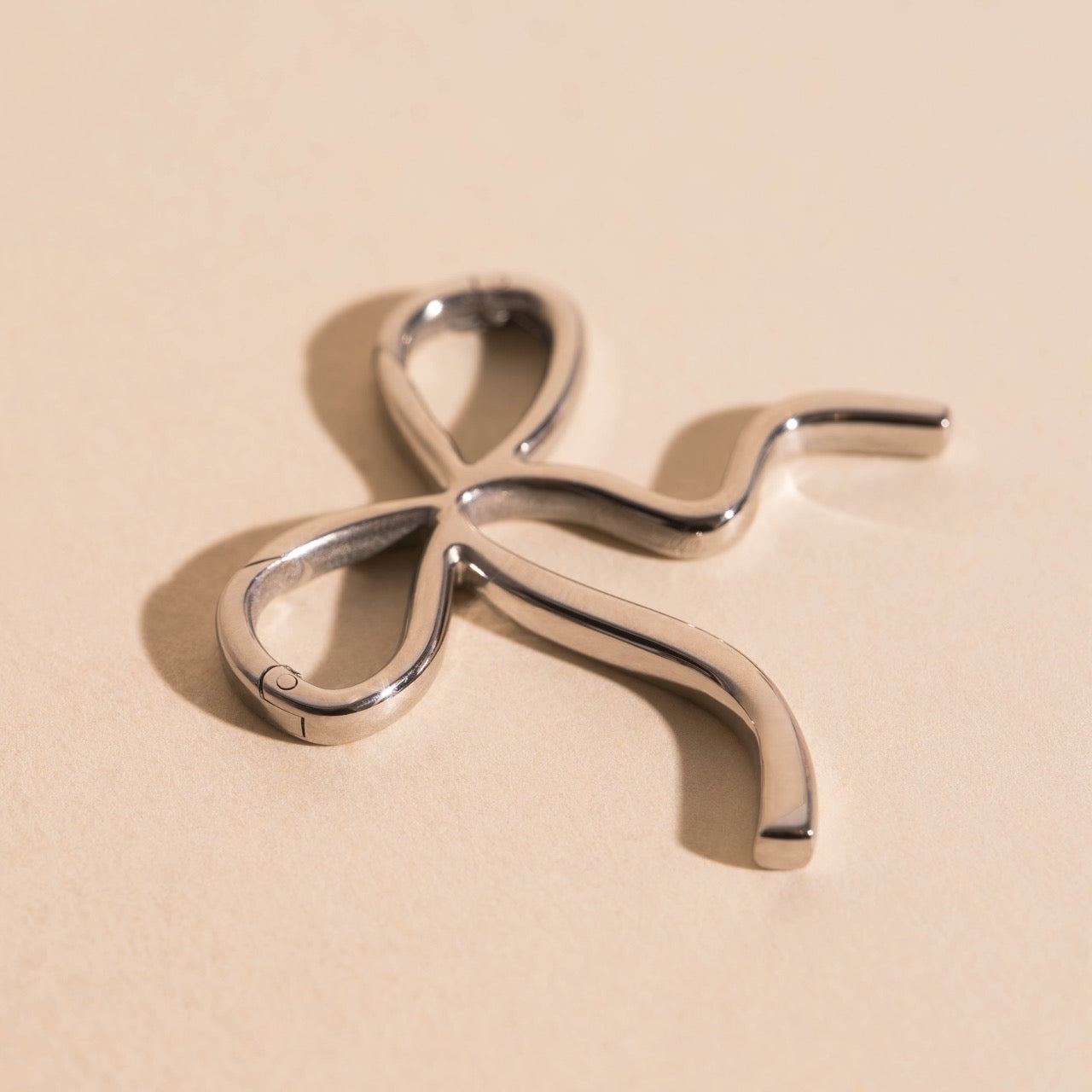 Bow Necklace Charm Clasp (27mm)
