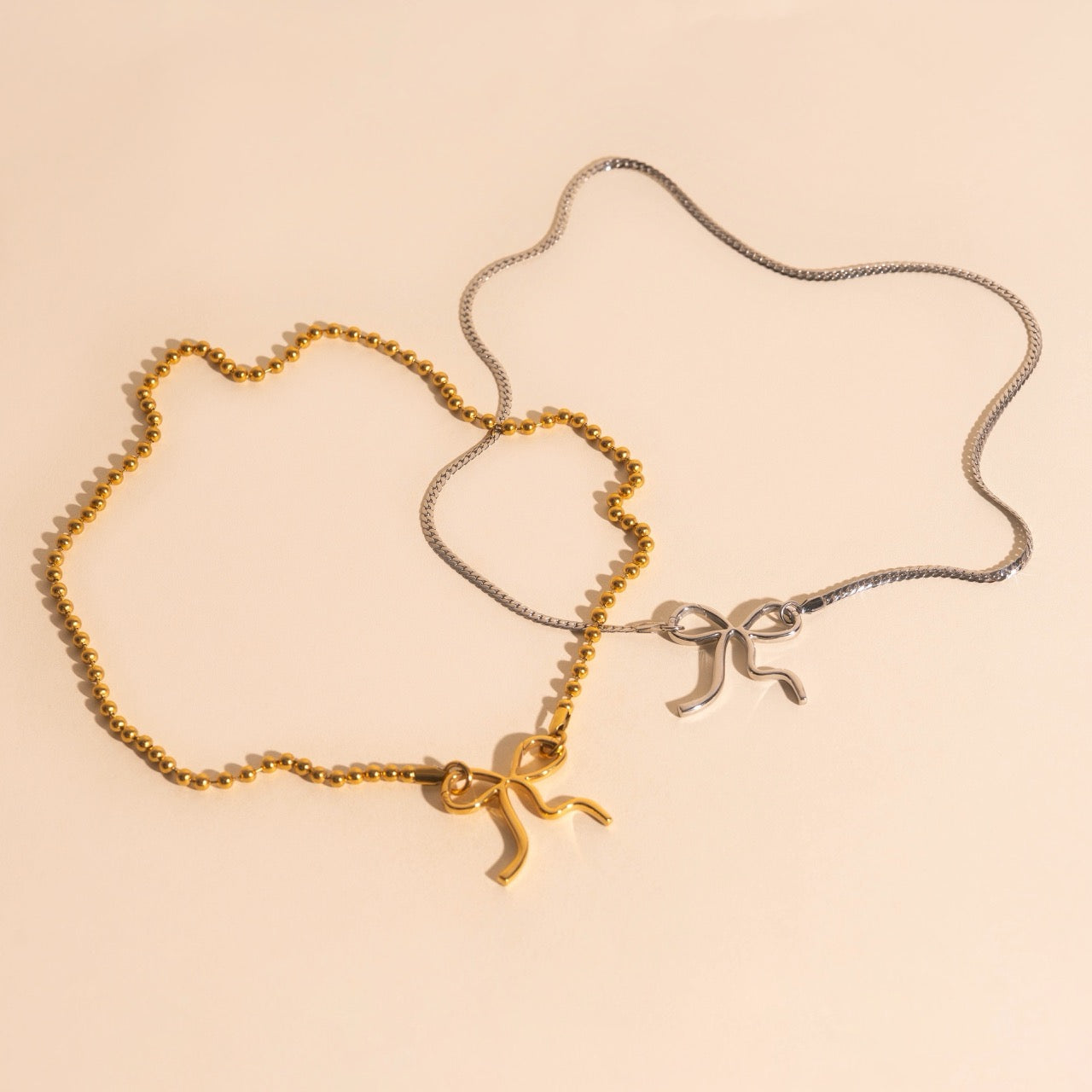 Bow Necklace Charm Clasp (27mm)