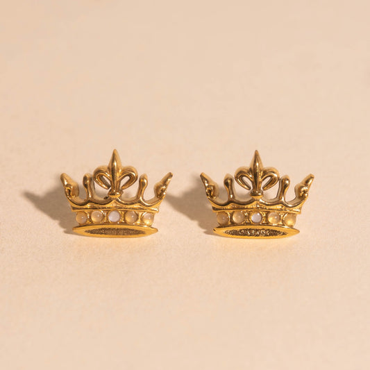 Crown Stud Earrings