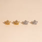 Crown Stud Earrings