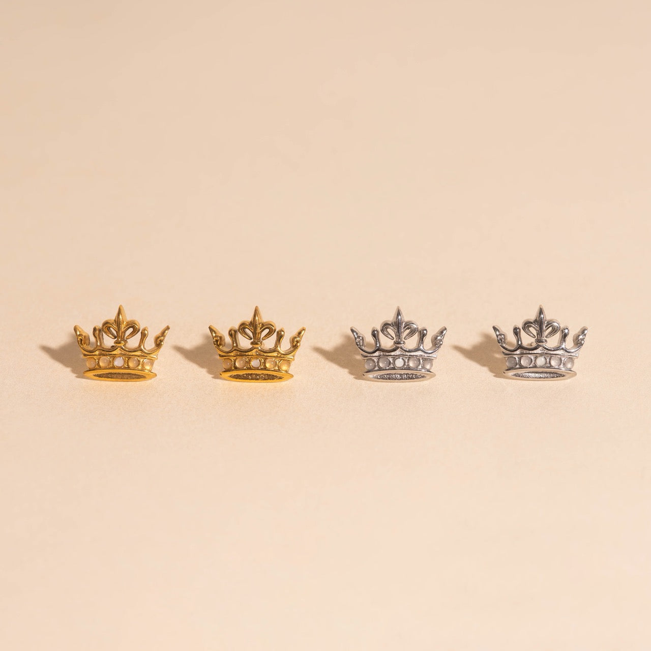 Crown Stud Earrings