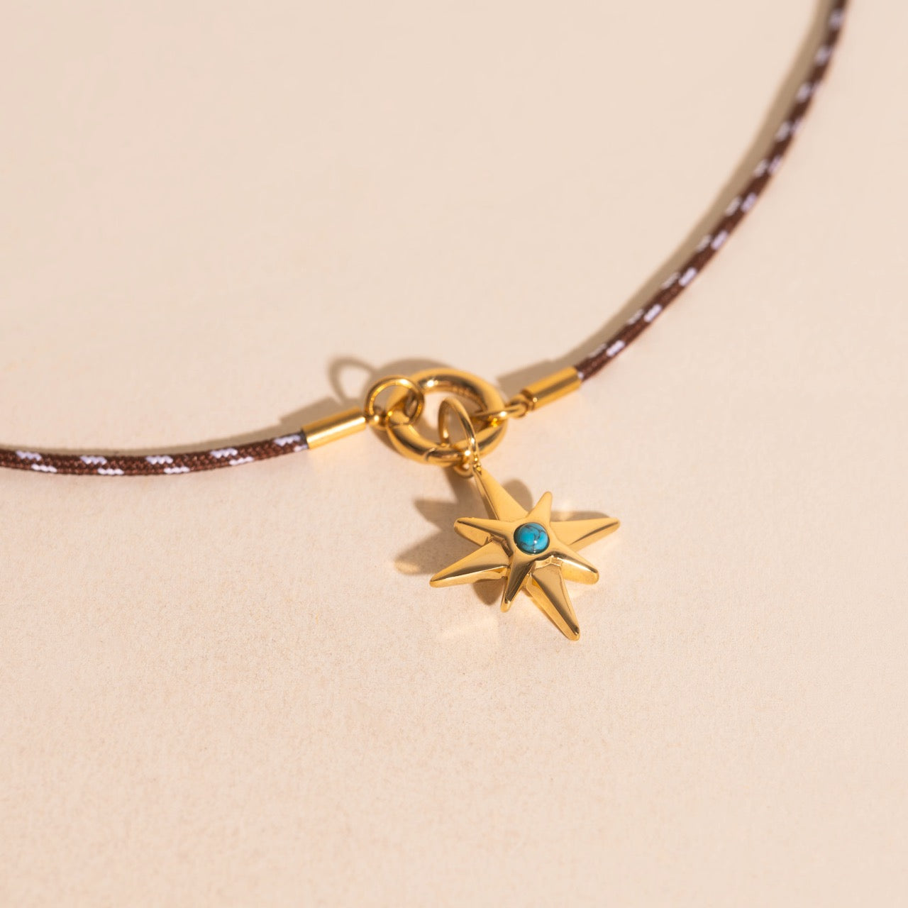 Brown Cord Necklace