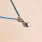 Blue Cord Necklace