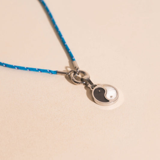 Blue Cord Necklace