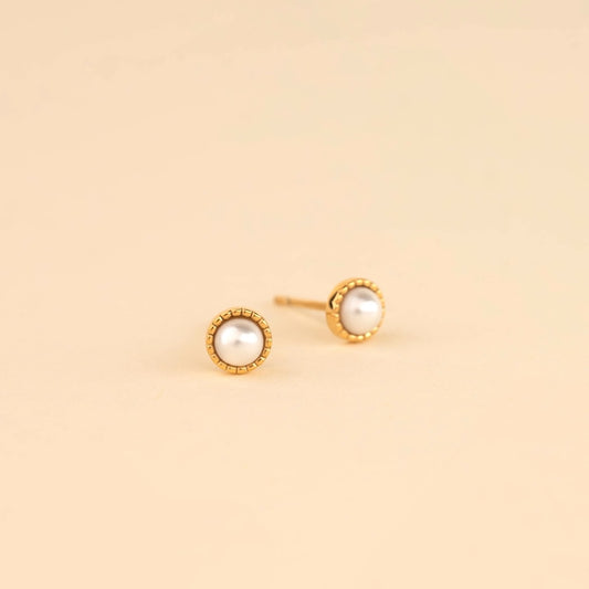 Pearl Stud Earrings