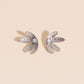 Mini Half Bloomed Stud Earrings
