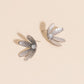 Mini Half Bloomed Stud Earrings