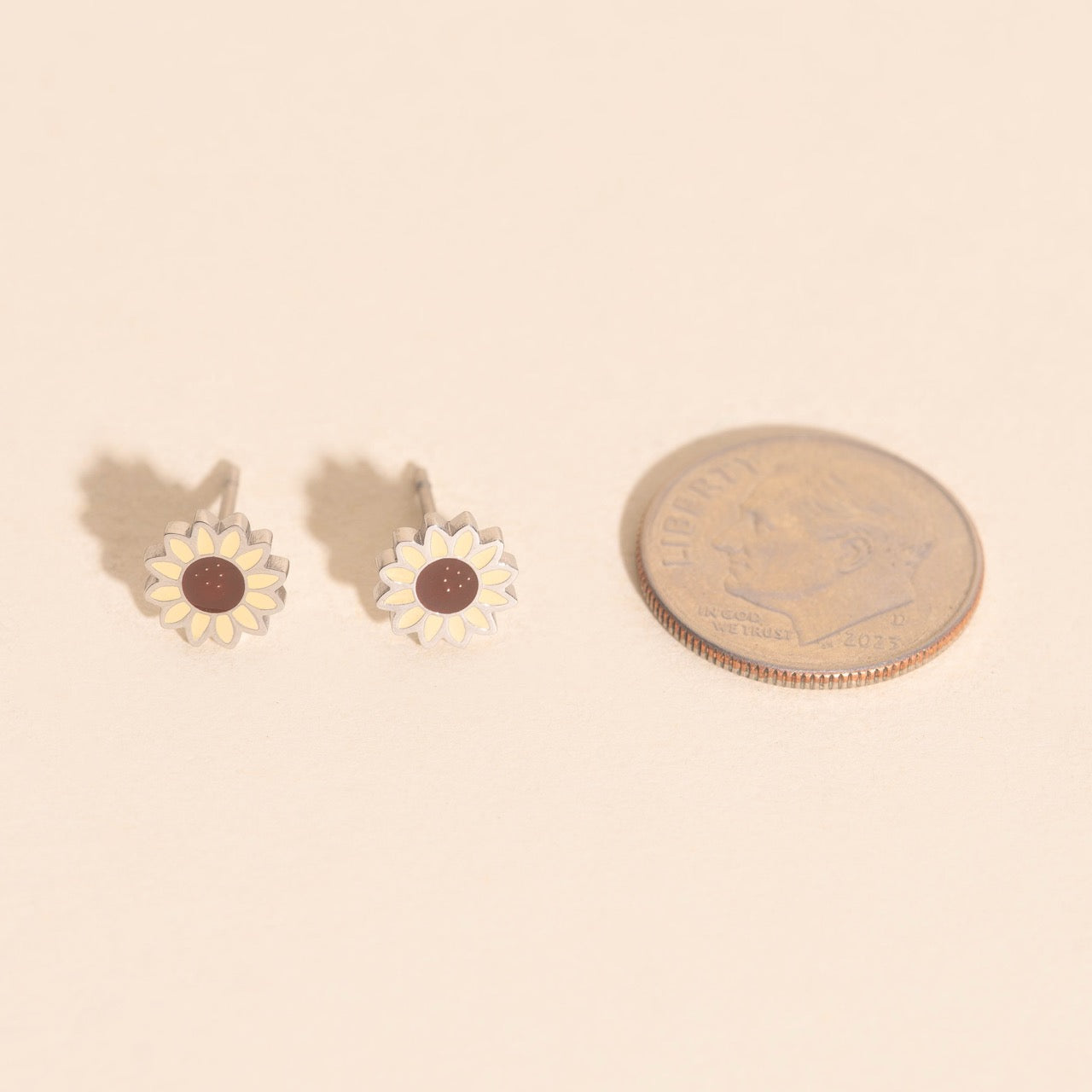 Sunflower Stud Earrings