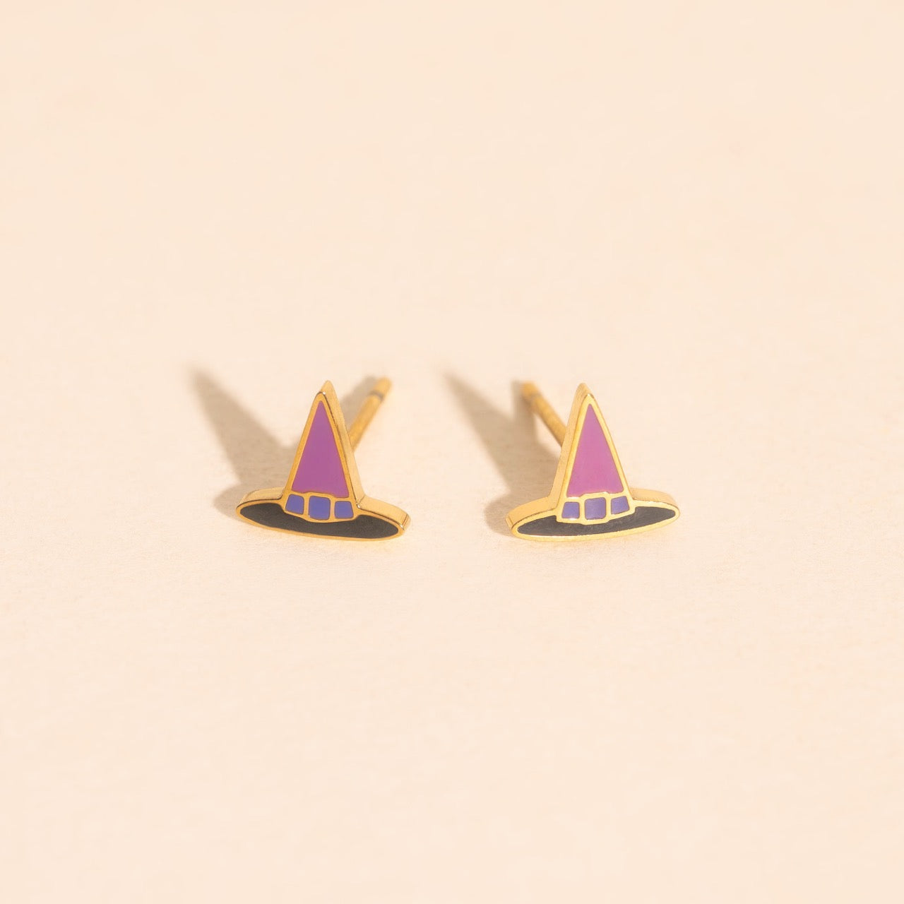 Witch Hat Stud Earrings