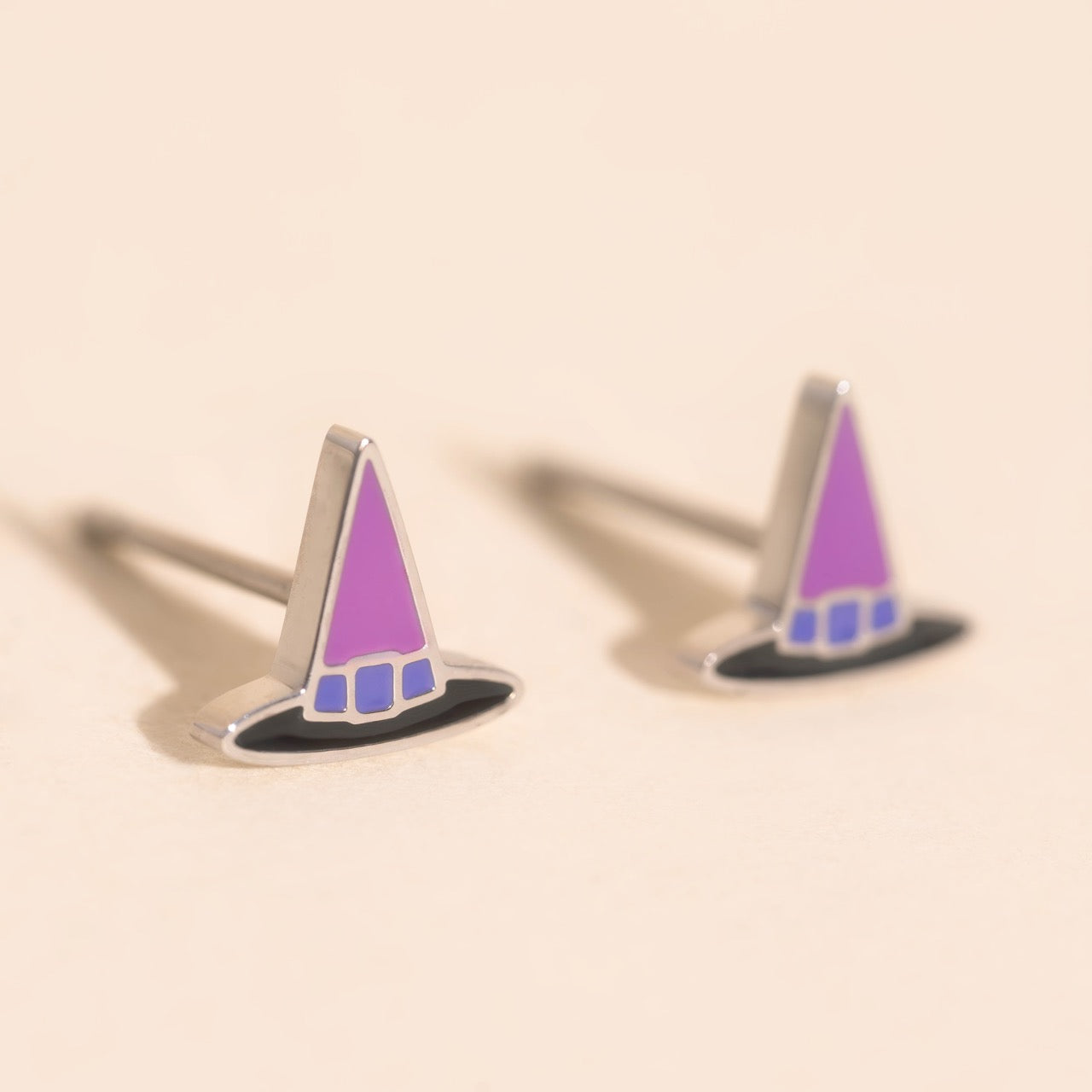 Witch Hat Stud Earrings