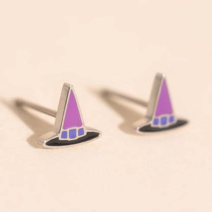 Witch Hat Stud Earrings