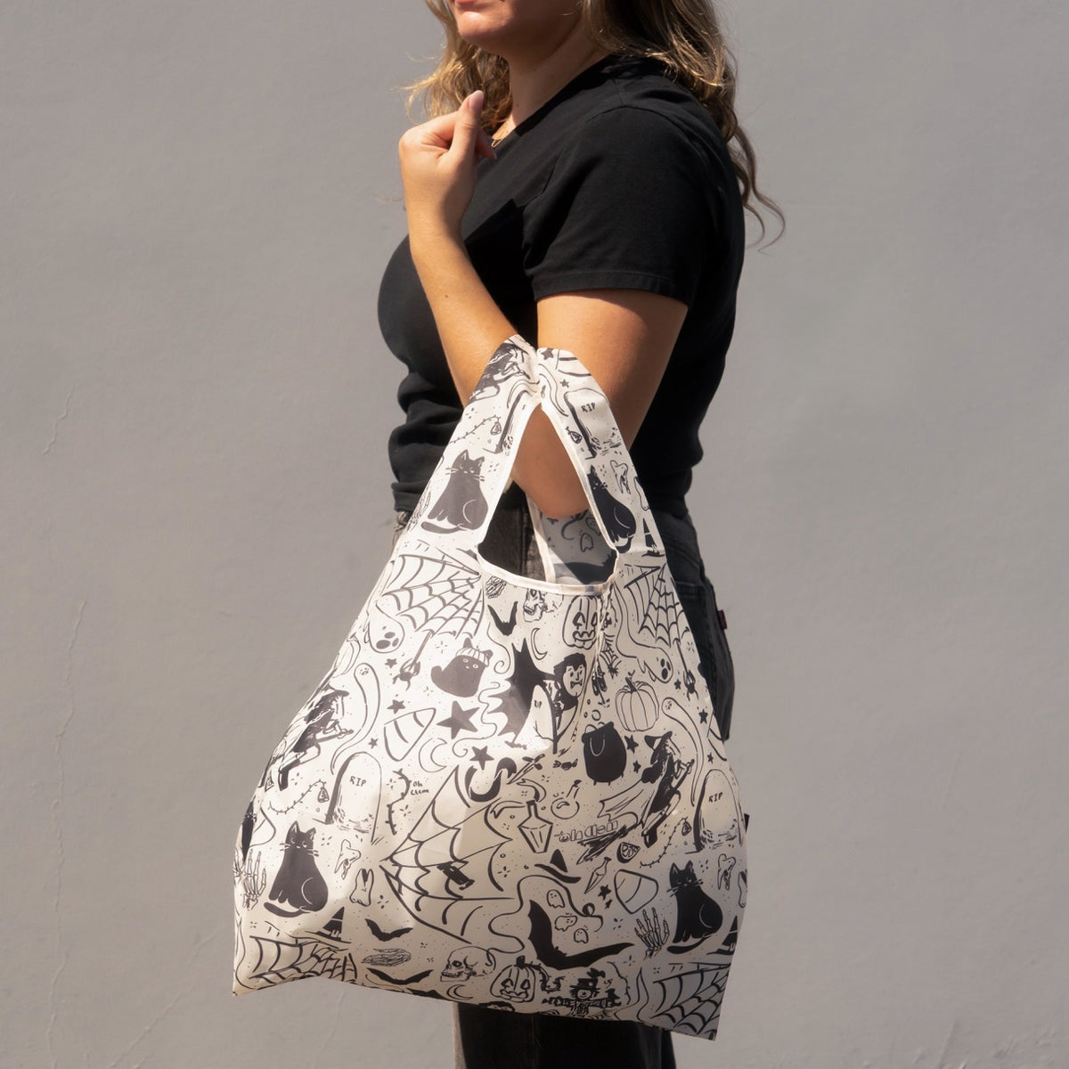 Spooky Reusable Trick-or-Treat Tote Bag