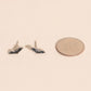 Black Bat Stud Earrings