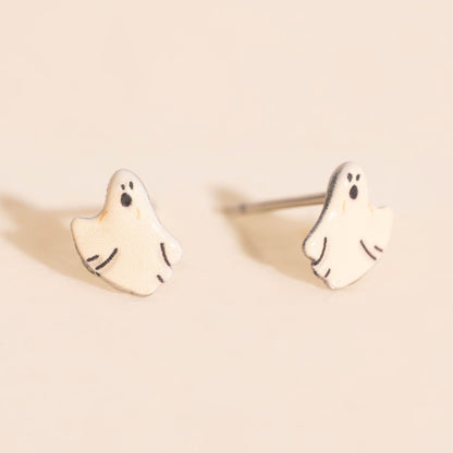 Ghost Stud Earrings
