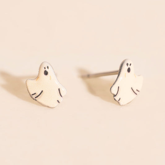 Ghost Stud Earrings