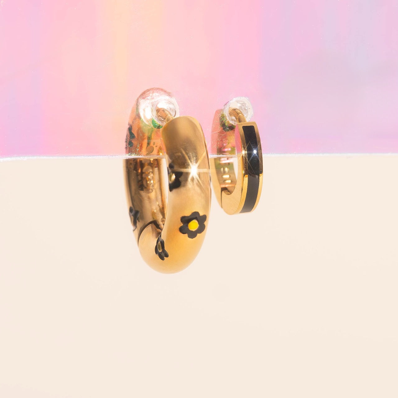 Black & Yellow Daisy Stack Pack (2 item pairs)