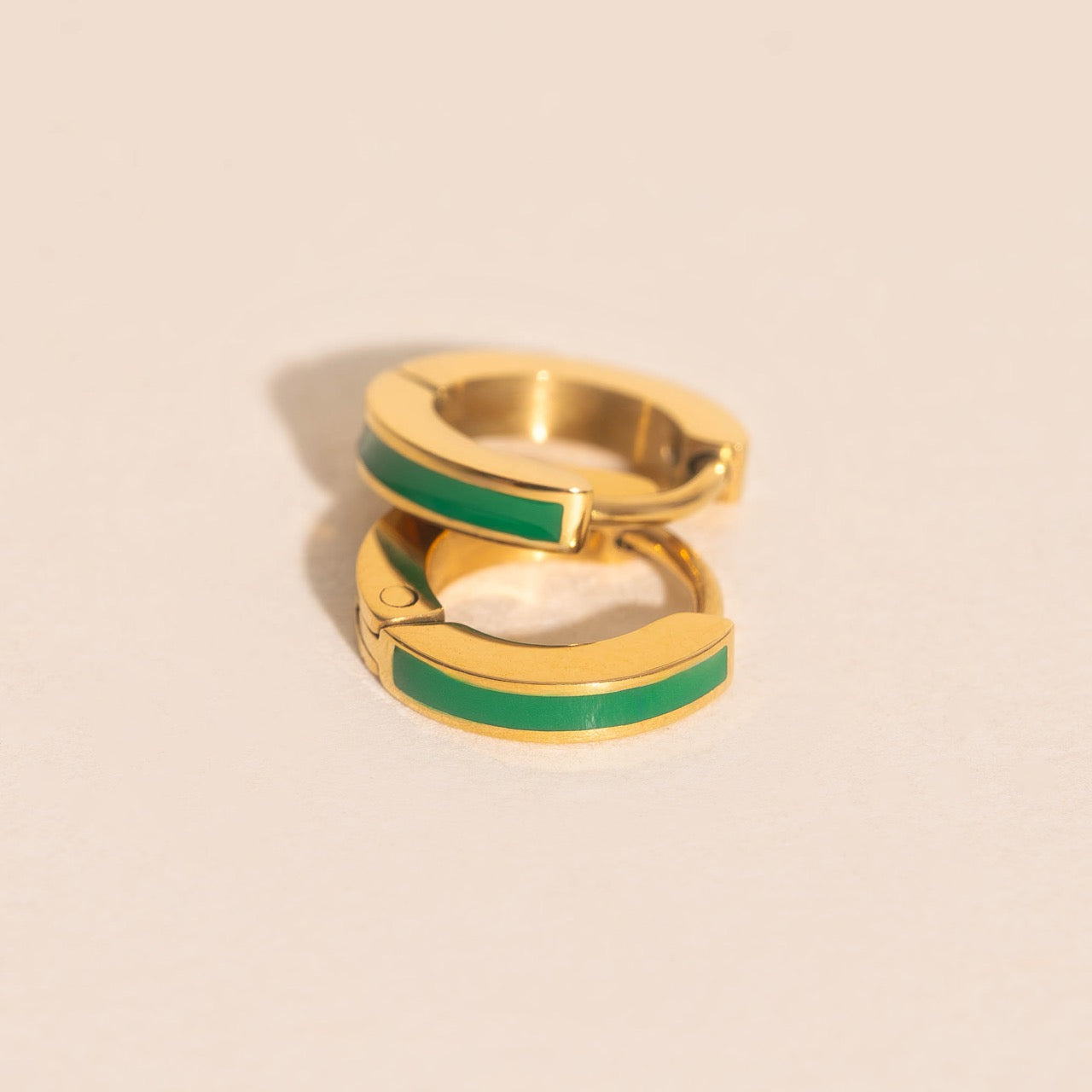 Color Tiny Huggie Hoop Earrings