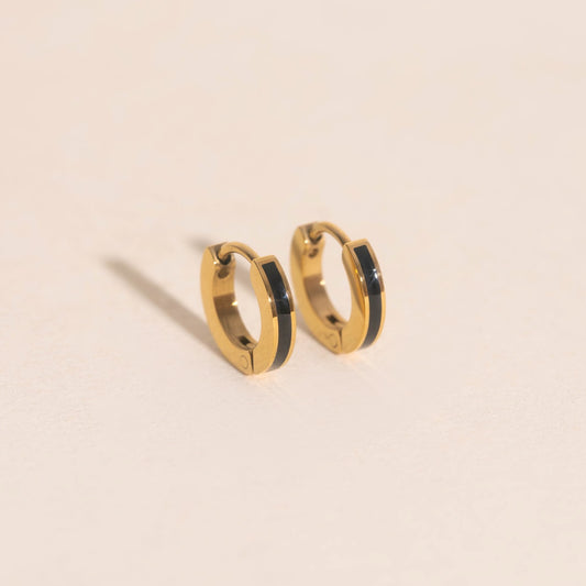 Color Tiny Huggie Hoop Earrings