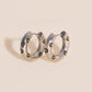 Daisy Chunky Rounded Huggie Hoop Earrings