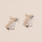 Pearl Christmas Tree Stud Earrings