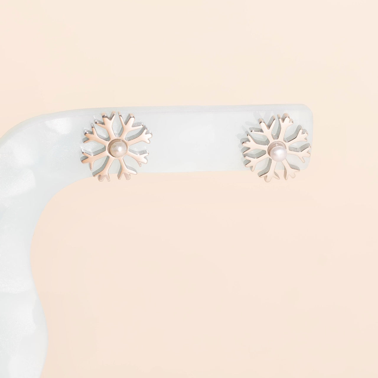 Snowflake Stud Earrings