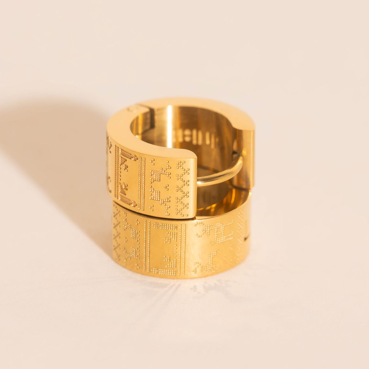 Ugly Sweater Super Chunky Huggie Hoop Earrings