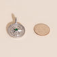 Crystal Compass Necklace Charm