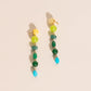 Beaded Dangle Stud Earrings