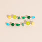 Beaded Dangle Stud Earrings