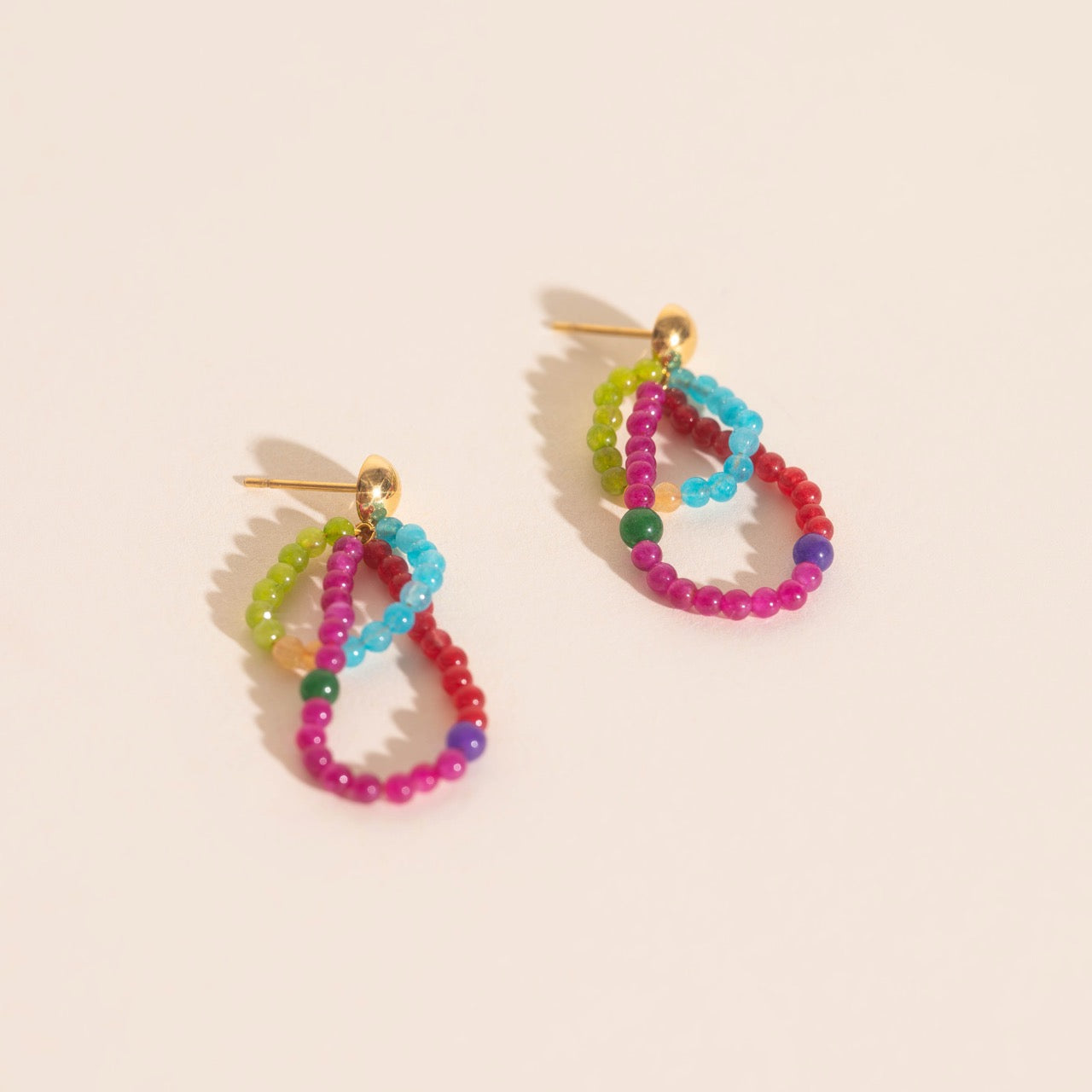 Tinsel Stud Earrings