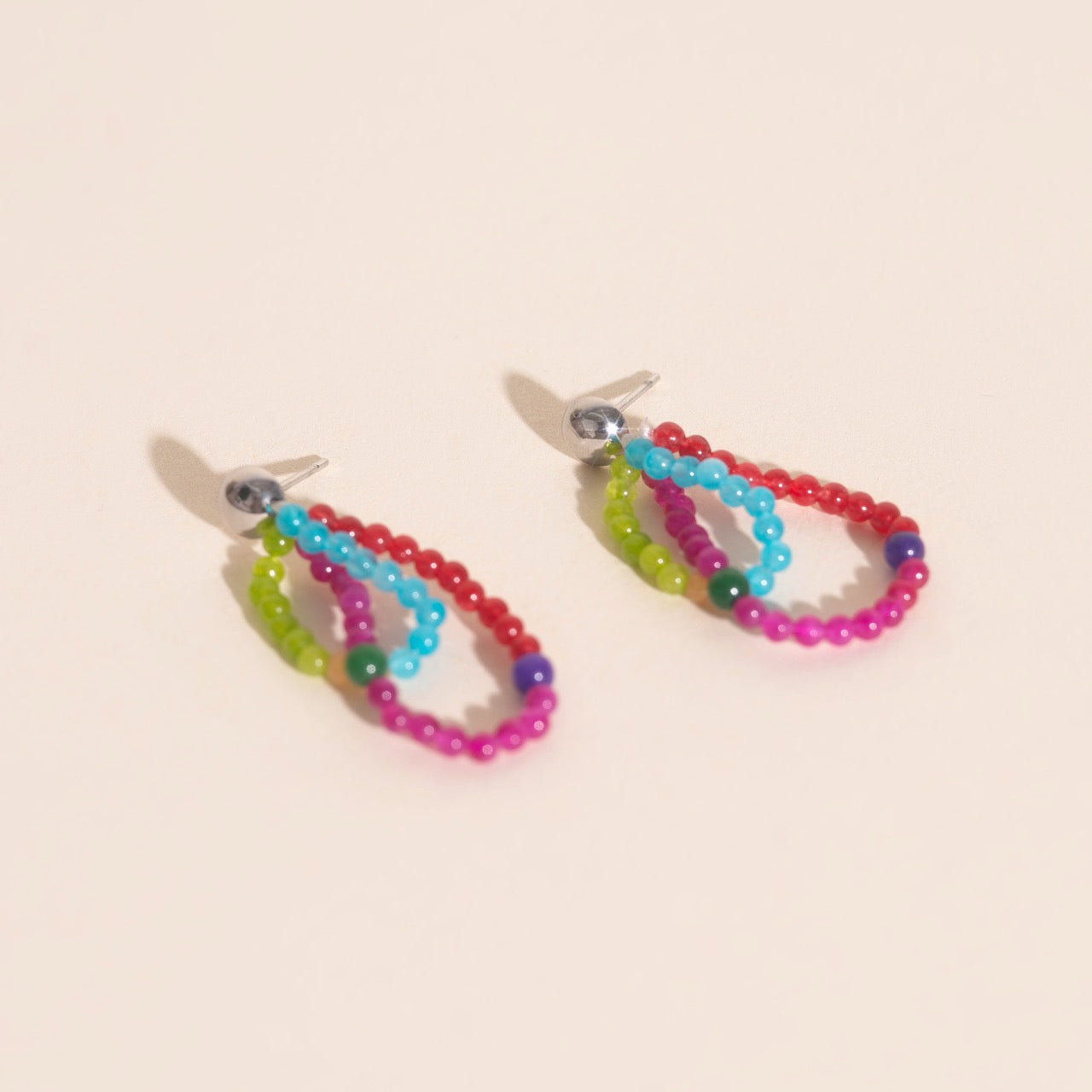 Tinsel Stud Earrings