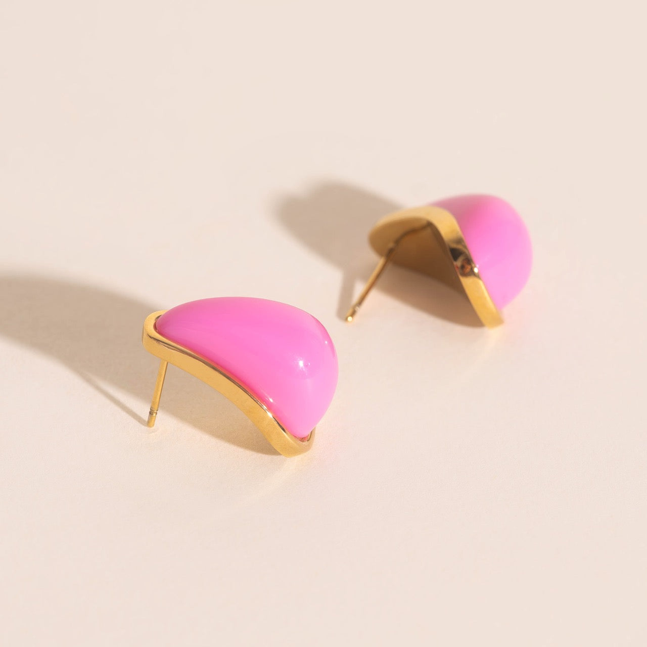 Color Pop Tear Drop Stud Earrings