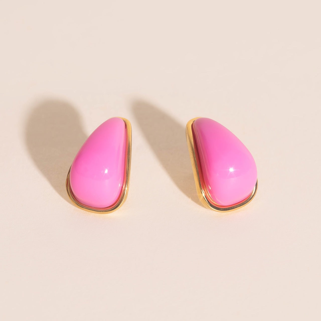 Color Pop Tear Drop Stud Earrings
