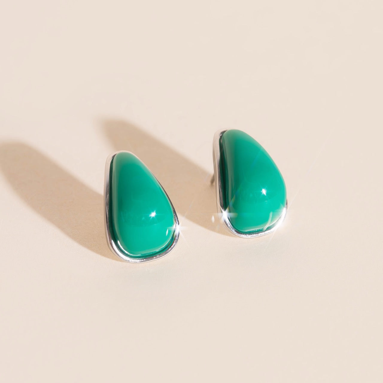 Color Pop Tear Drop Stud Earrings – Oh Clementine